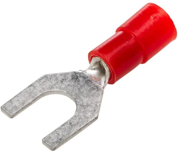 Hella - 8KW178045012 - Fork Terminal, Diameter 5.3mm Red, 0.5-1.5mm² Series A, Blister