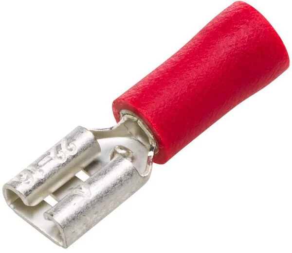 Hella - 8KW705392003 - Terminal Blade Female, Red, 0.5-1mm² 4.8x0.5mm, Blister (100x), Hella