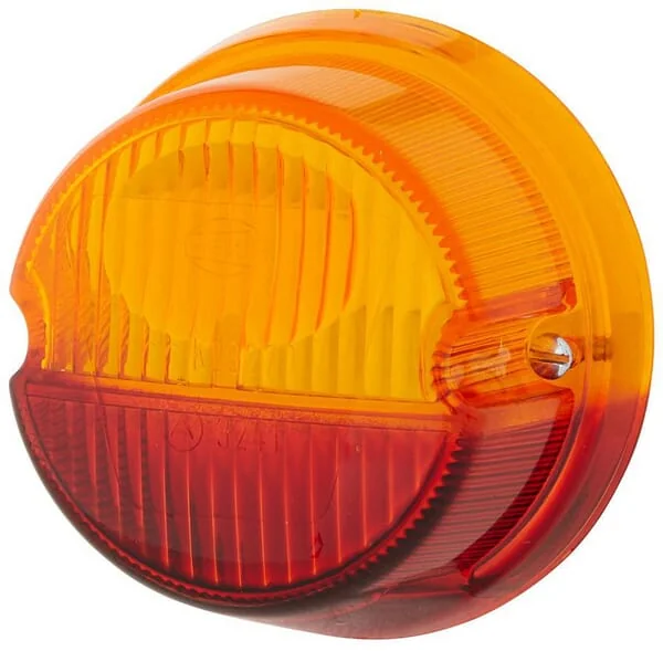 Hella - 9EL088525001 - Light Lens, Amber/Red Rear/Right Hella