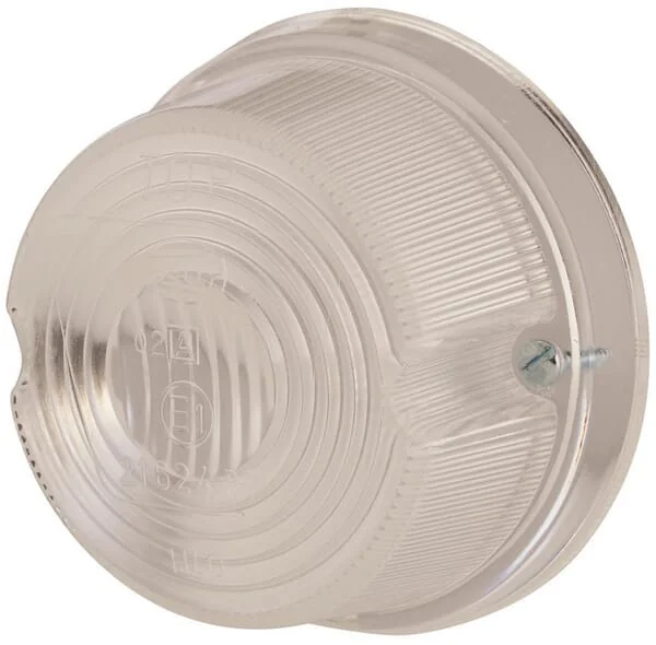 Hella - 9EL109208011 - Light Lens, Transparent, Round LH/RH Hella
