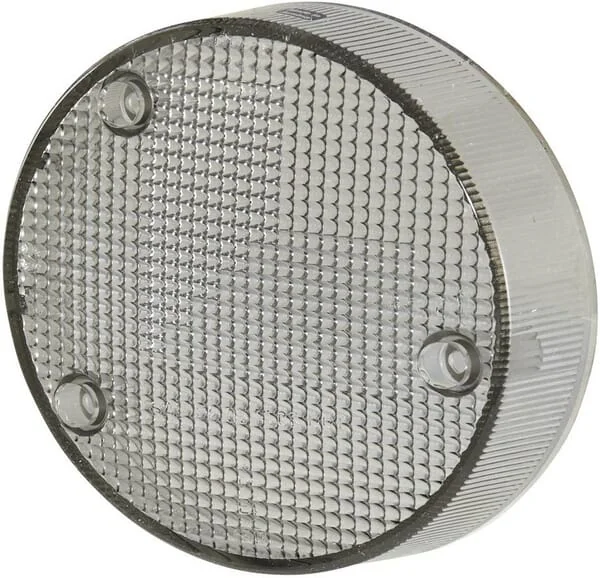 Hella - 9EL990354041 - Light Lens, Grey, Round Rear/Right Hella