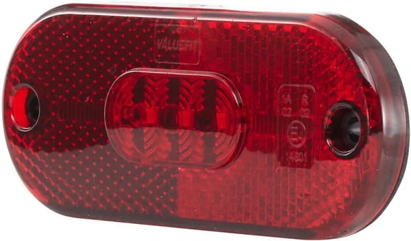 HELLA VALUEFIT - 2TM357009111 - Marker Light LED Rectangular Red Bolt On