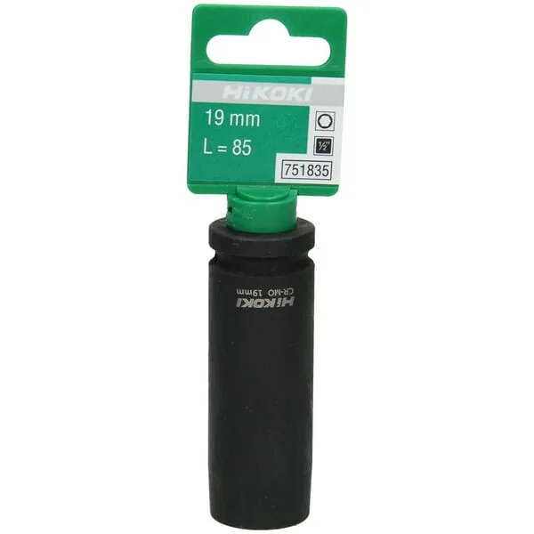 Hikoki - 751835 - Impact Socket 1/2" Long 19mm