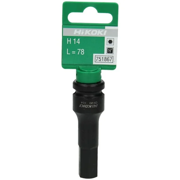 Hikoki - 751867 - Impact Socket 1/2" Hex Bit 14mm