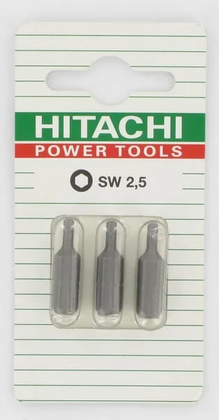 Hikoki - 752343 - Hikoki Bits Hex 2.5-25mm (3x)