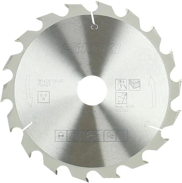 Hikoki - 752431 - HM Circular Saw Blade 185x30/20 T18