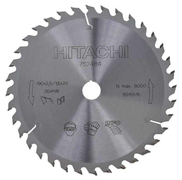 Hikoki - 752484 - HM Circular Saw Blade 190x20 T