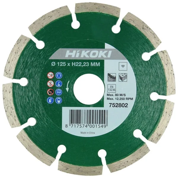 Hikoki - 752802 - Hikoki Diamond Saw Blade Uni 125mm