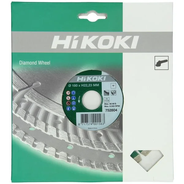 Hikoki - 752804 - Hikoki Diamond Saw Blade Uni 180mm