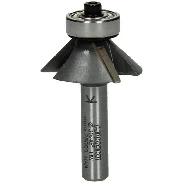 Hikoki - 754112 - Hikoki HM Edge Bit 45° Shank 8mm