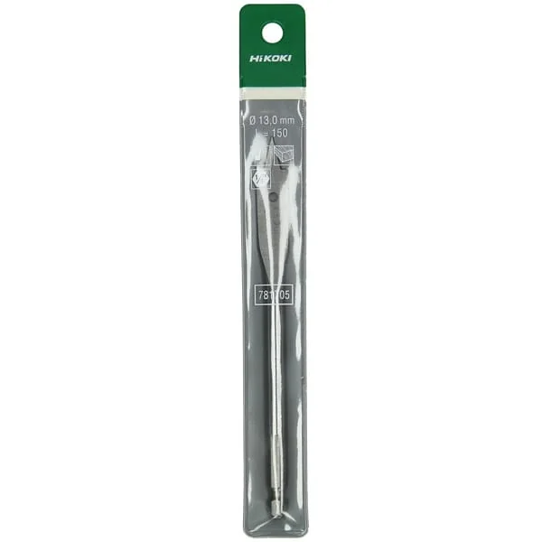 Hikoki - 781705 - Flat Drill Bit 13x150mm, For Wood, Hikoki