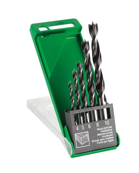 Hikoki - 781981 - Wood Twist Drill Set, 5 Pieces