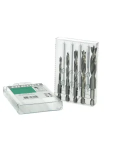 Hikoki - 781983 - Hikoki Wood Spiral Drill Bit Set 5-Piece 1/4
