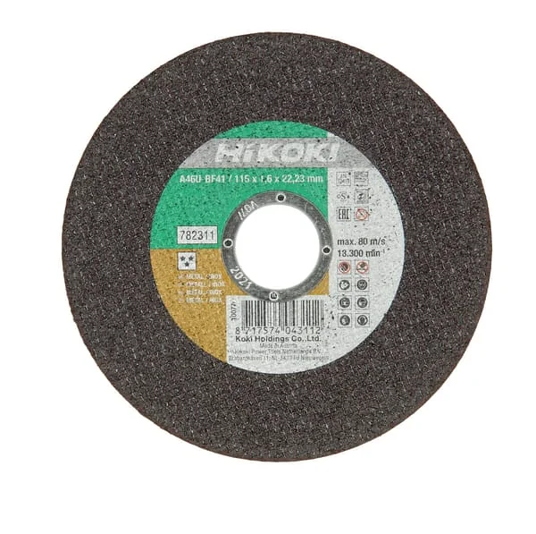 Hikoki - 782311 - Cutting Disc Inox 115x1.6mm