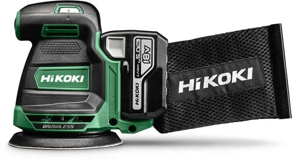 Hikoki - SV1813DAWPZ - Cordless Random Orbital Sander 125mm 18V 5.0Ah HSC II