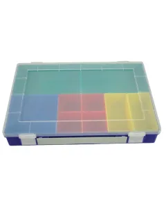 Hünersdorff - WE6006 - Assortment Box 335x225x55mm, Blue Polypropylene, 9 Compartments, Hünersdorff