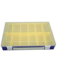 Hünersdorff - WE6007 - Assortment Box 335x225x55mm, Blue Polypropylene, 12 Compartments, Hünersdorff