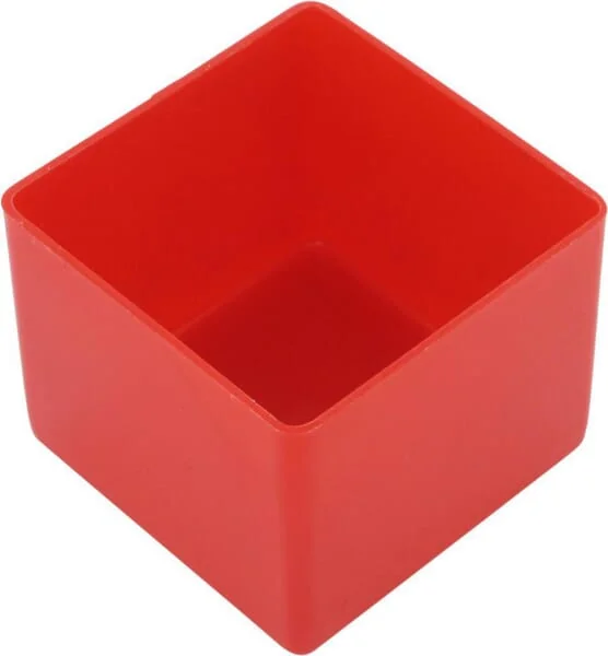 Hünersdorff - WE6221 - Assortment Box 54x54x45mm, Red Polypropylene, Hünersdorff