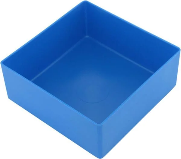 Hünersdorff - WE6223 - Assortment Box 108x108x45mm, Blue Polypropylene, Hünersdorff