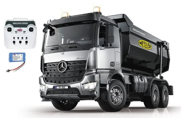 Jamara - JA406301 - Dump Truck Mercedes Benz Arocs 1:20 Metal Meiller 2.4GHz
