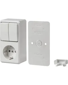 Jung - B675AWW - Socket with Switch