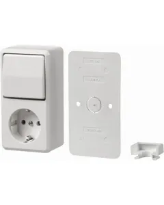 Jung - B676AWW - Socket with Switch
