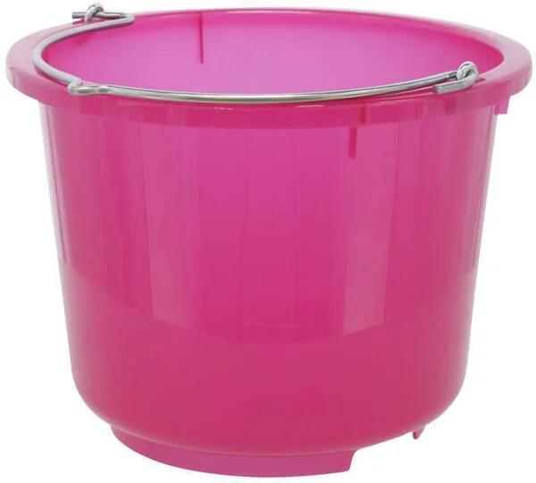 Kerbl - 298801 - Bucket Pink Transparent 12l