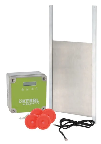 Kerbl - 70545 - Automatic Chicken Door With Sliding Door 430x400mm, Packed