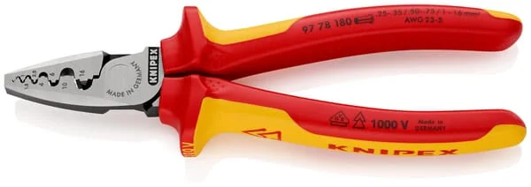 Knipex - TA9778180 - Crimping Pliers For End Sleeves