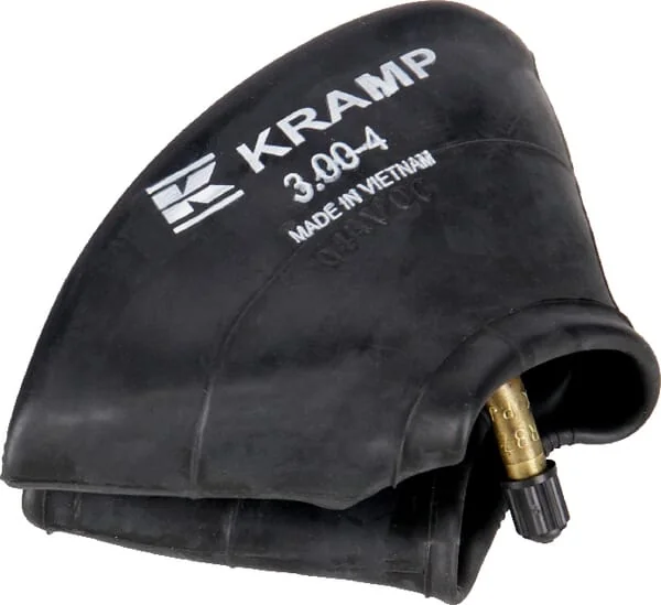 Kramp - 3004TR87 - Inner Tube For Wheel Diameter 4", 3.00-4 / 4.00-4, Bent Valve 90° TR87, Kramp