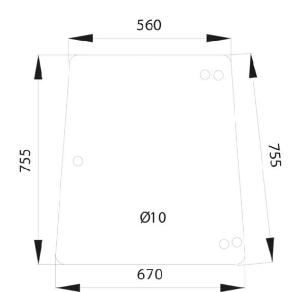 Kramp - D4005 - Side Glass