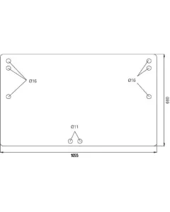 Kramp - D6007 - Rear Window Upper