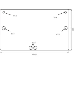 Kramp - D6008T - Rear Window Upper
