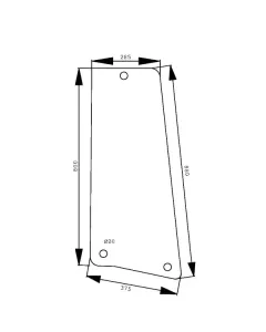 Kramp - D6917 - Side Window