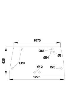 Kramp - D7081 - Rear Window Upper