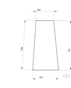 Kramp - D7092 - Windscreen Lower