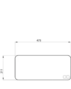 Kramp - D7095 - Rear Window Lower