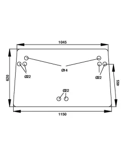 Kramp - D7100 - Front Window Upper