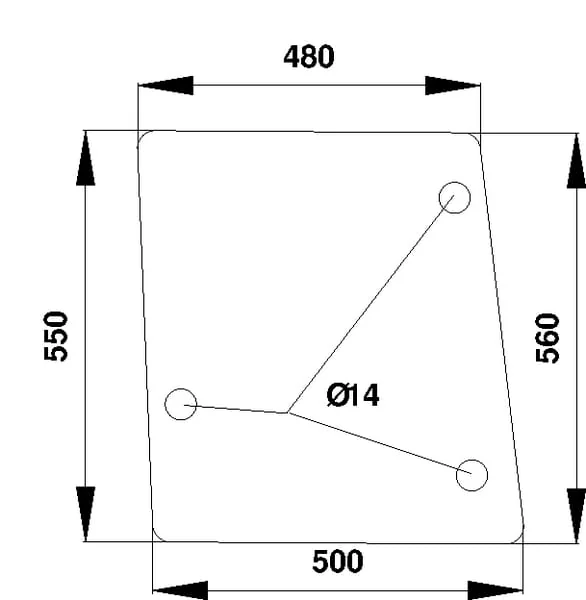Kramp - D7112 - Side Window