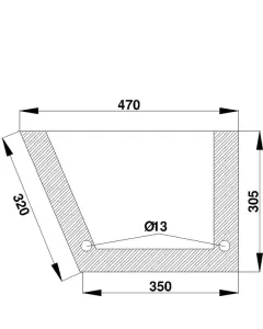 Kramp - D7306 - Door Glass Lower