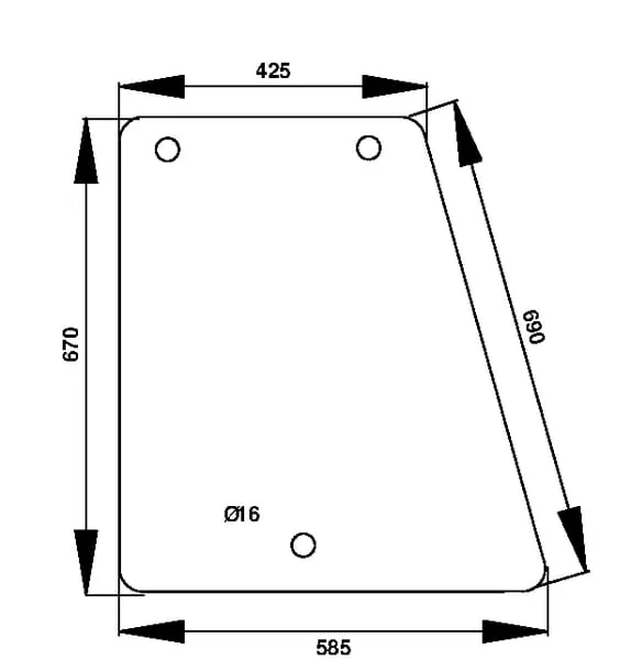 Kramp - D7310 - Side Window