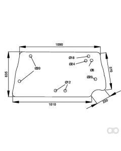 Kramp - D7311 - Rear Window Upper Ci