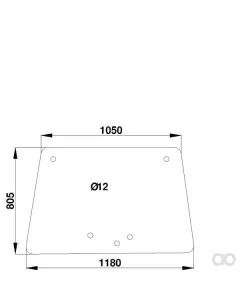 Kramp - D7401 - Windscreen Tiltable