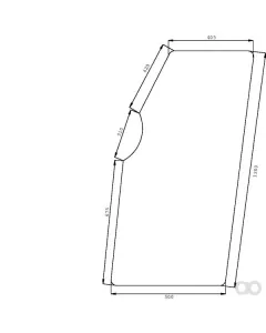 Kramp - D7502 - Door Glass