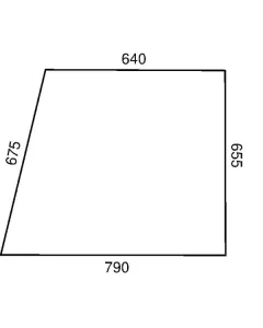 Kramp - D7702 - Door Glass Upper