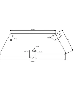 Kramp - D7722T - Windscreen