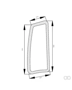 Kramp - D7784 - Side Window Fixed