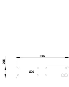 Kramp - D8052 - Rear Window Lower