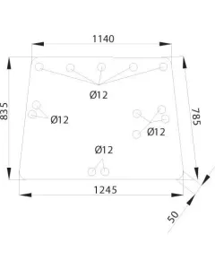 Kramp - D8070 - Upper Rear Window