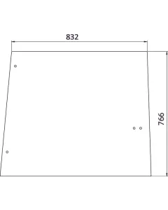 Kramp - D8076 - Side Glass
